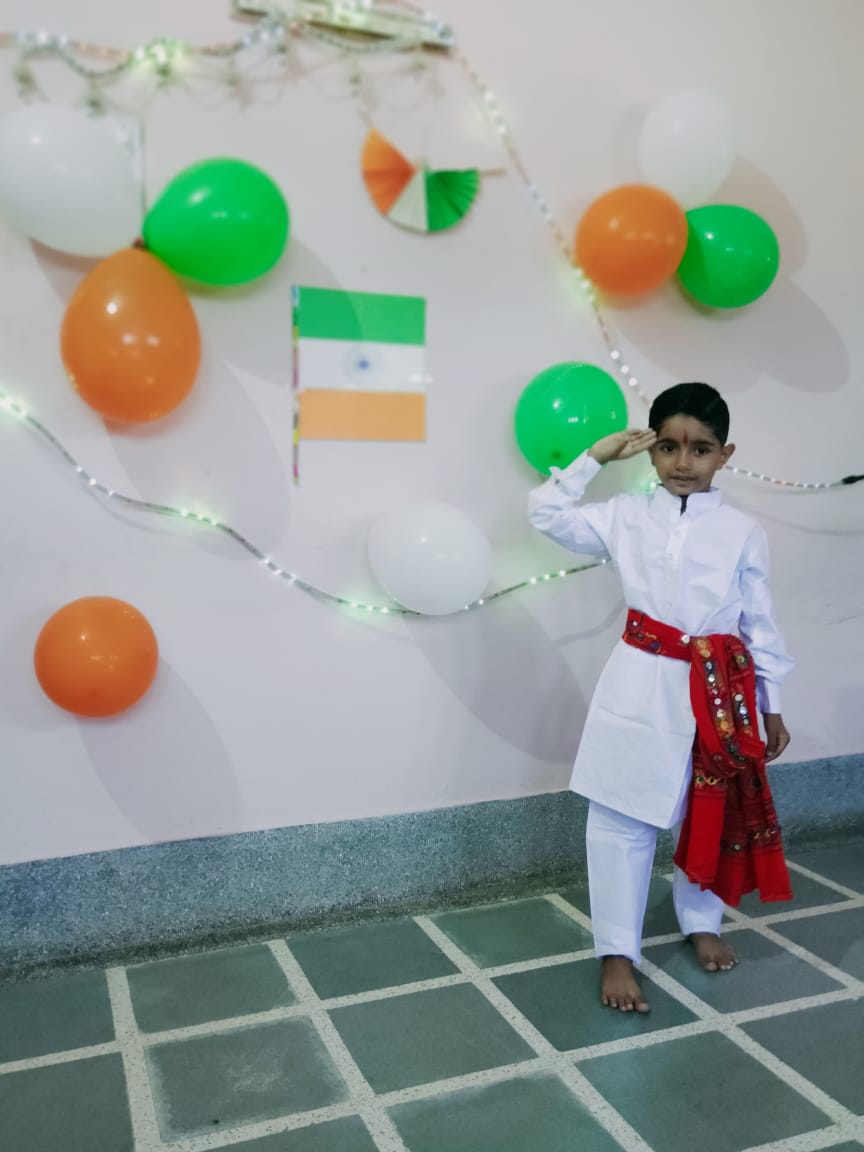 Independence Day celebration at Sanskar School